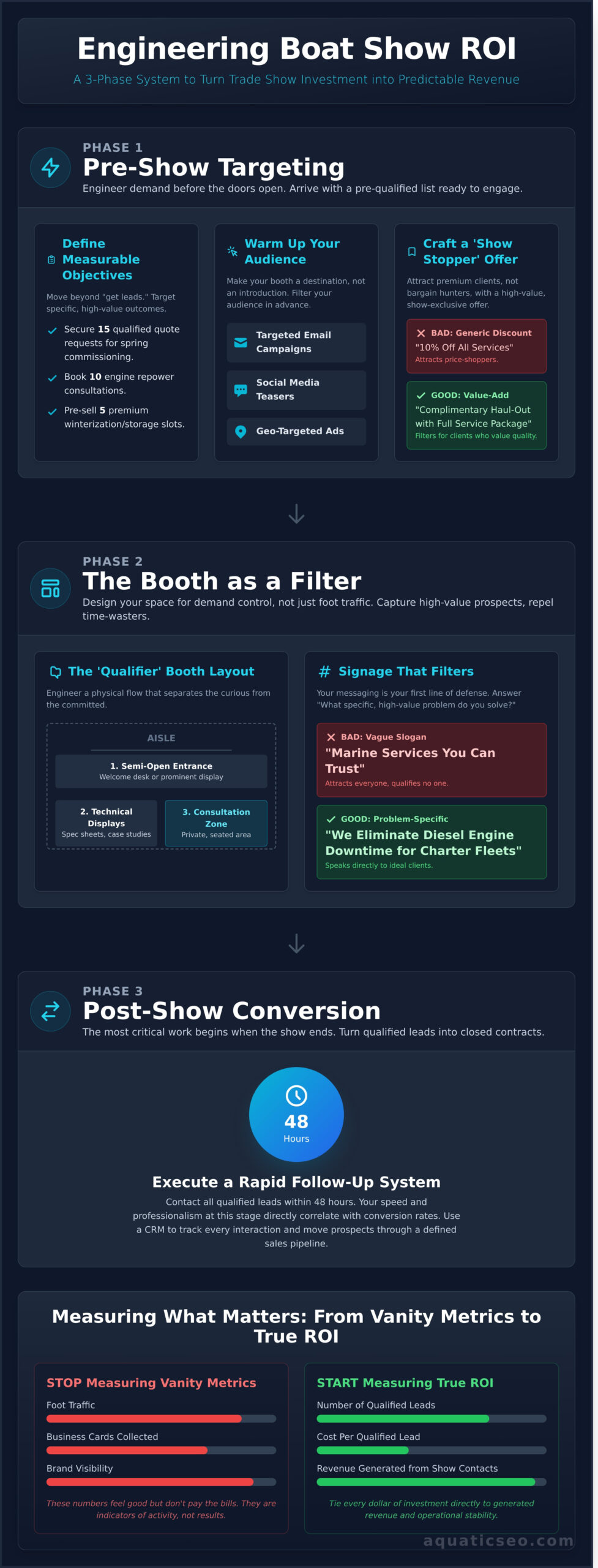 Maximizing ROI at the Hartford Boat Show: A Marine Exhibitor’s Game Plan - Infographic