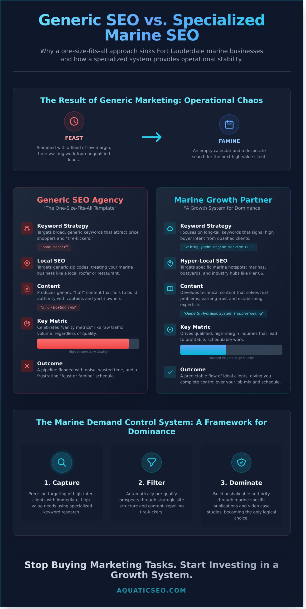 SEO Fort Lauderdale: The Growth System for Marine Businesses - Infographic