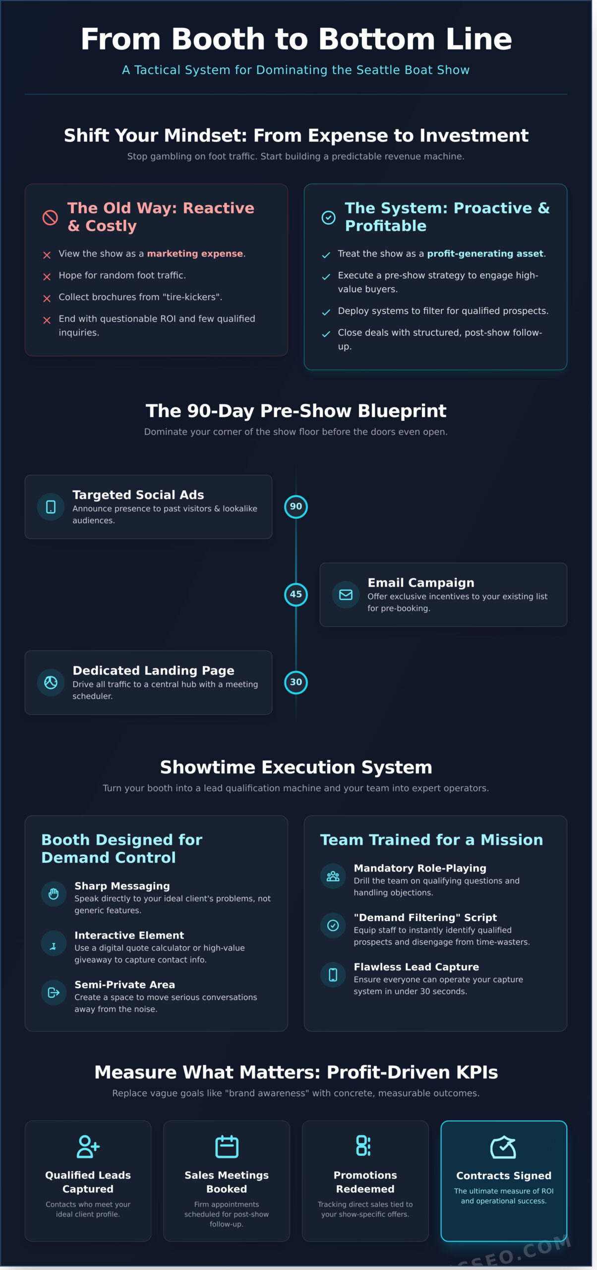 Seattle Boat Show: A Marine Business Guide to Maximizing ROI - Infographic