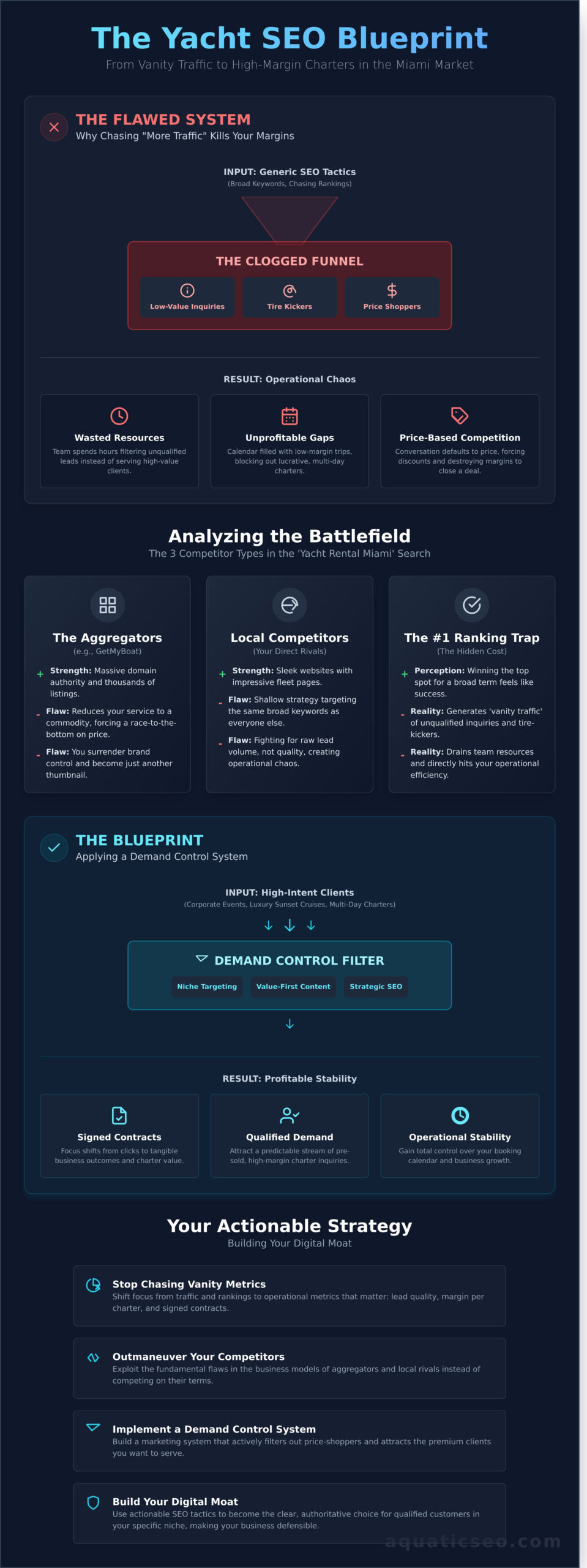 Yacht Rental Miami SEO: How to Dominate a Hyper-Competitive Market - Infographic