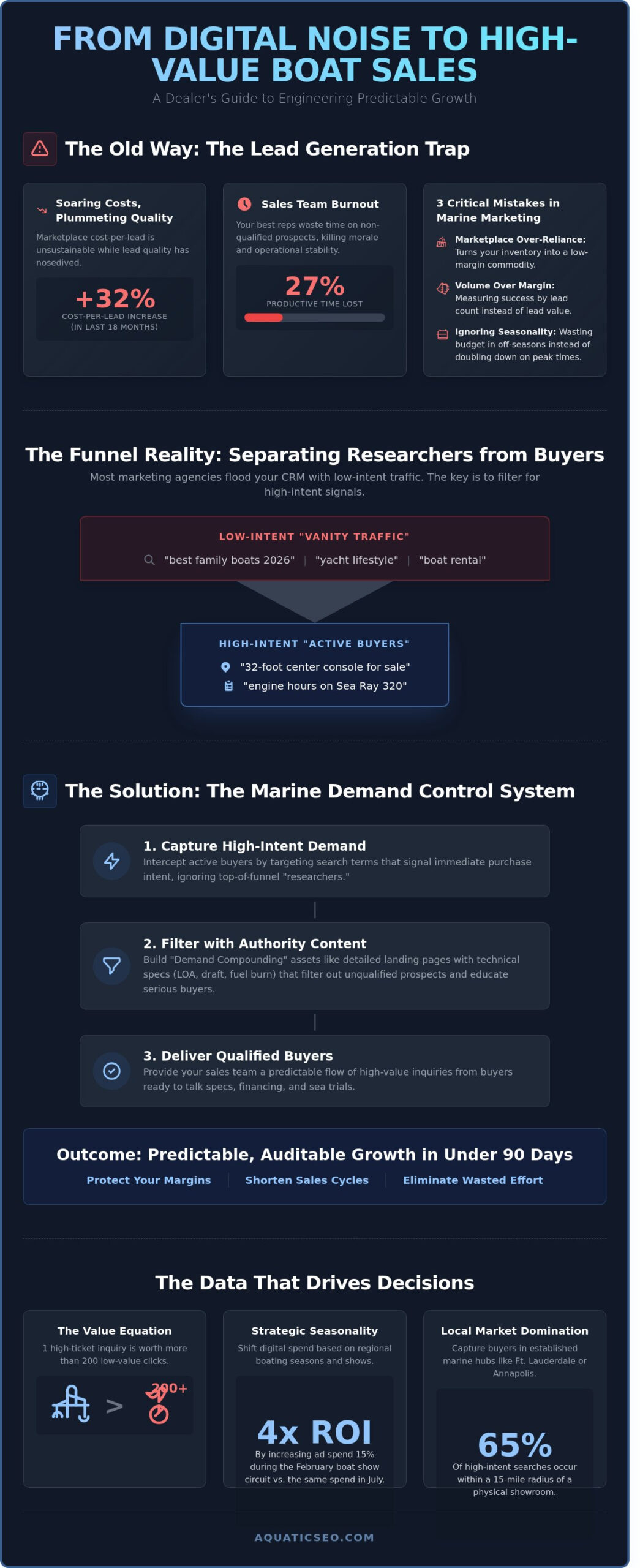 Lead Generation for Boat Sales: Stop Chasing Vanity Metrics and Start Capturing High-Intent Buyers