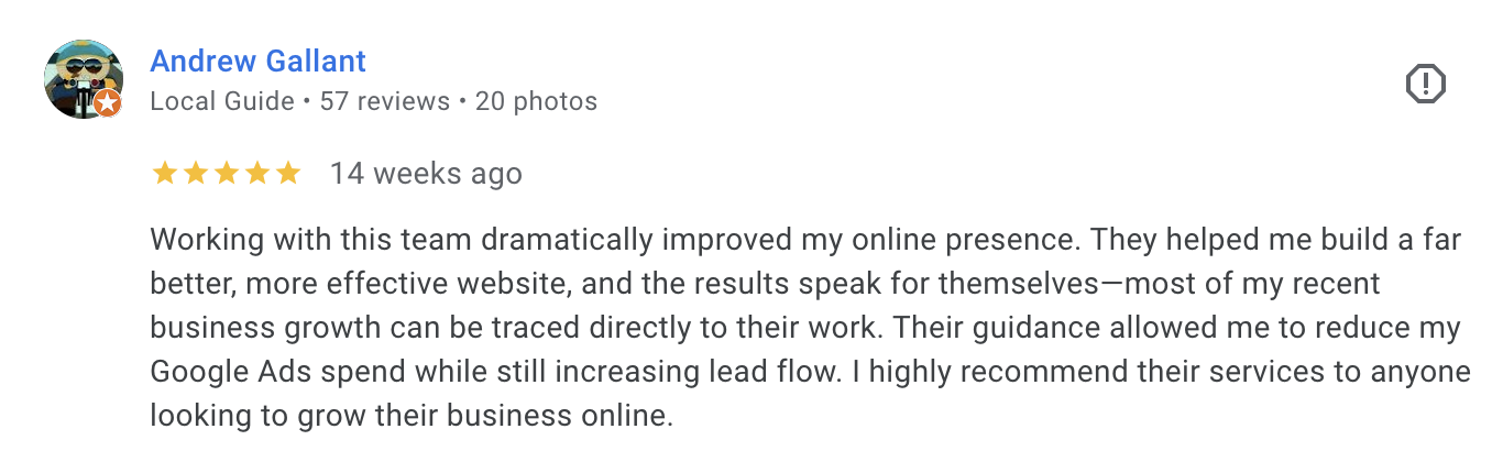 Google review