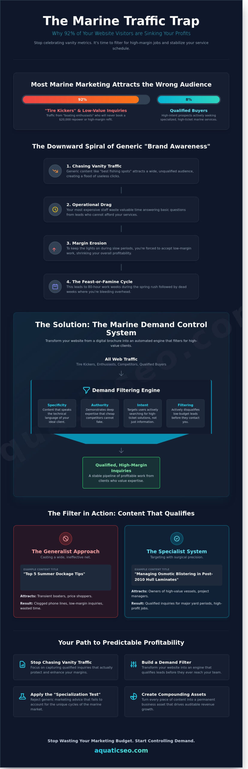 Content Marketing for the Marine Industry: Capturing High-Intent Buyers
