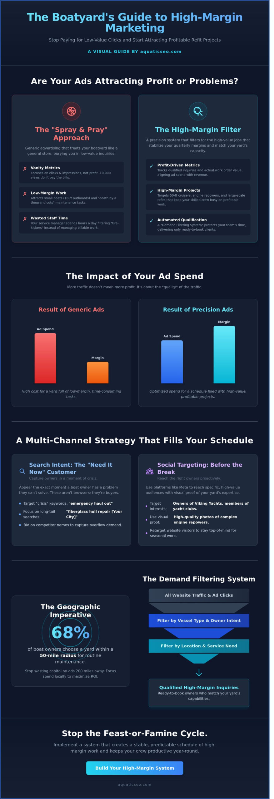 Online Advertising for Boatyards: A Guide to Controlling Your Job Mix