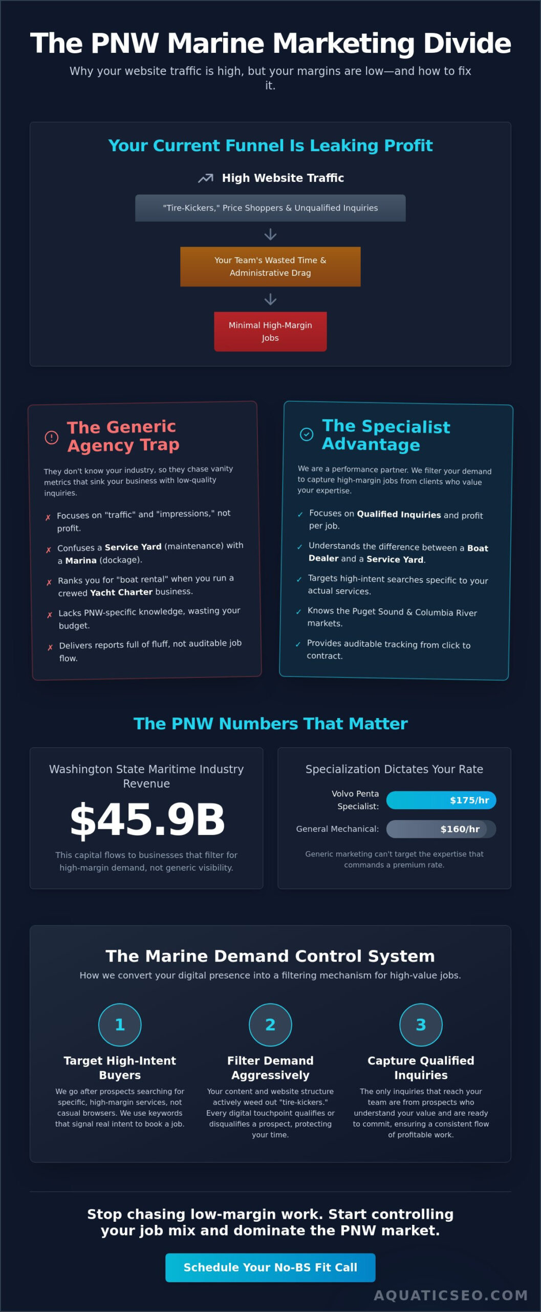 Marine Marketing Agency Pacific Northwest: Precision Demand for PNW Maritime Brands