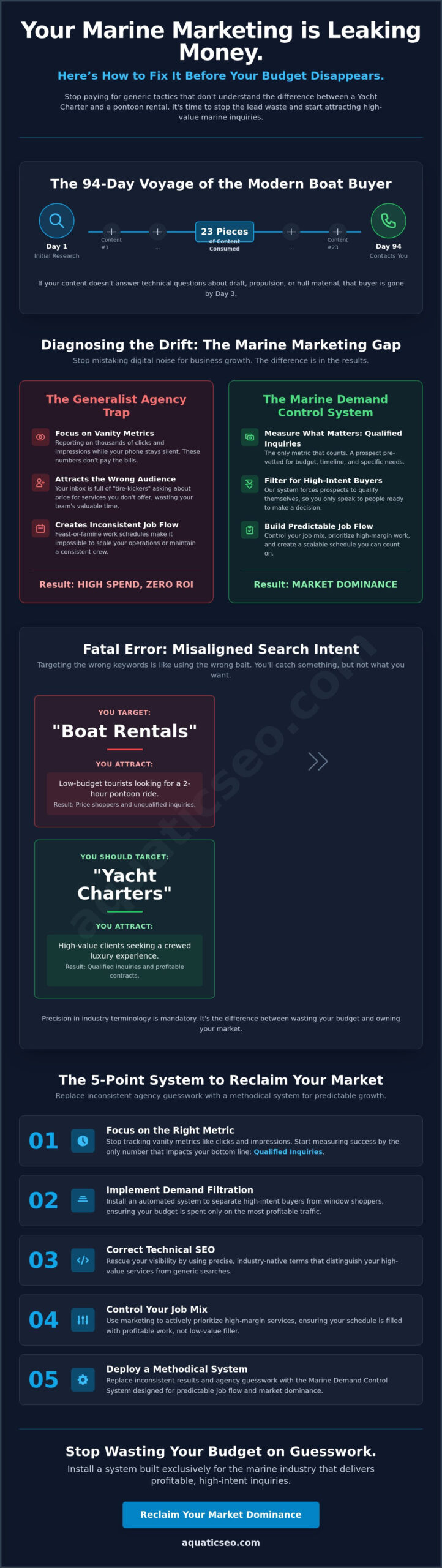 How to Fix a Failing Marine Marketing Campaign in 2026